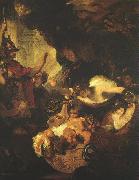 The Infant Hercules Strangling the Serpents Sent by Hera Sir Joshua Reynolds